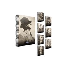 Gıpta Atatürk A4 Karton Kapak 80 Yaprak Çizgili Spiralli Defter
