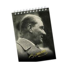 Gıpta Atatürk Spiralli A7 Mini Bloknot Defter