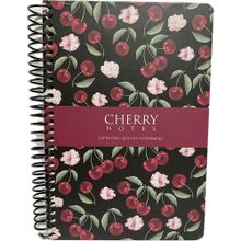 Gıpta Cherry Spiralli 17x24 cm 120 Yaprak Kareli Asortili Sert Kapak Defter