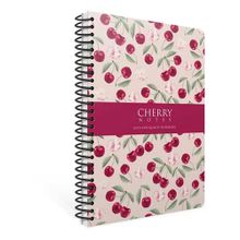 Gıpta Cherry Spiralli 17x24 cm 120 Yaprak Kareli Sert Kapak Defter