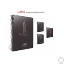 Gıpta Dark 12x17 cm 50 Yaprak Siyah Spiralli Defter