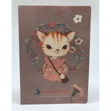 Gıpta Easy Notes Kedi Desenli Tel Dikiş Karton Kapak Defter A4 60 Yaprak Kareli Defter