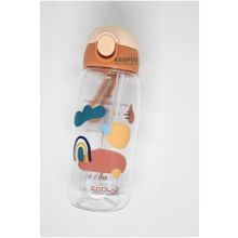 Gıpta K7552 Cool-J Pembe Kahverengi Medium 600 ml Soft Kilitli Tritan Matara