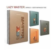 Gıpta Karton Kapak 17x24 Lazy Master 80 Yaprak Çizgili Defter