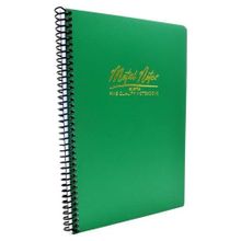 Gıpta Metal Notes 17x24 80 Yaprak Plastik Kapak Çizgisiz Spiralli Defter