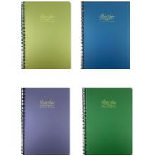 Gıpta Metal Notes Pp Kapak Spiralli Çizgili 80 Yaprak 17 x 24 cm 4'lü Defter