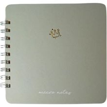Gıpta Micro Notes 100 Yaprak Çizgili 16 x 16 cm Pastel Gri Defter
