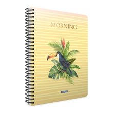 Gıpta Morning Sarı Karton Kapak A4 80 Yaprak Kareli 3'lü Spiralli Defter