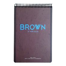 Gıpta New Notes Brown Is New Blue Spiralli Sert Kapak 100 Yaprak 17x24 Kareli Bloknot