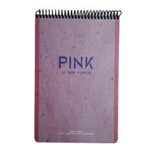 Gıpta New Notes Pink Is New Purple Spiralli Sert Kapak 100 Yaprak 17x24 Kareli Bloknot