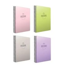 Gıpta Pastoral 17x24 72 Yaprak Kareli 4 Adet Plastik Kapak Spiralli Defter