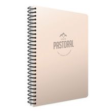 Gıpta Pastoral 17x24 cm Spiralli Plastik 72 Yaprak Çizgili Kapak Defter