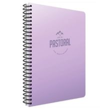 Gıpta Pastoral 17x24 cm Spiralli Plastik 72 Yaprak Kareli Kapak Defter