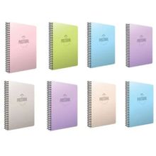 Gıpta Pastoral 96 Yaprak A4 Spiralli Pp. Kapak 6 Kareli 2 Çizgili Defter
