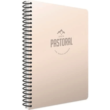 Gıpta Pastoral Spiralli Plastik Kapak 17x24 cm 60 Yaprak Çizgili Defter