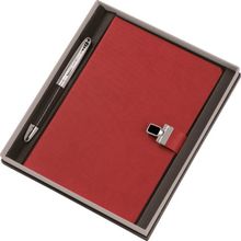 Gıpta Prımus Set S1312 Iplik Dikişli Deri Roller Kalem Ajanda
