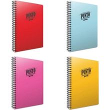Gıpta Punto 4'lü 160 Yaprak A4 Spiralli Pp Kareli Kapak Defter Seti