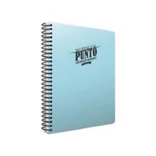 Gıpta Punto Mavi Plastik Kapak 100 Yaprak A4 Çizgili Spiralli Defter