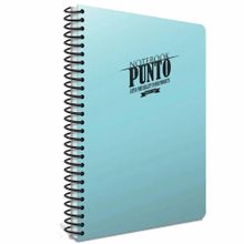 Gıpta Punto Mavi Plastik Kapak 100 Yaprak A4 Kareli Spiralli Defter