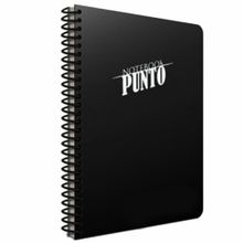 Gıpta Punto Siyah Plastik Kapak 100 Yaprak A4 Kareli Spiralli Defter