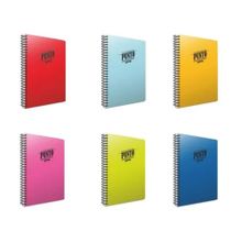 Gıpta Punto Spiralli A4 60 Yap Pp Kapak Çizgili 6'lı Defter