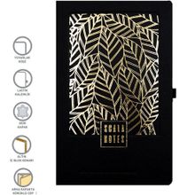 Gıpta Scala İplik Dikişli Sert Deri Kapak 13x21 cm 120 Yaprak Not Defter