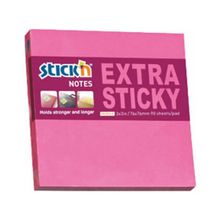 Gıpta Stickn 76x76 mm Extra Yapışkanlı Neon Pembe 90 Yaprak Not Defteri