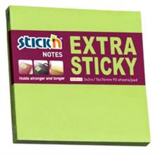 Gıpta Stickn 76x76 mm Extra Yapışkanlı Neon Yeşil 90 Yaprak Not Defteri