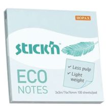 Gıpta Stickn Eco Notes 76x76 100 Yaprak Pastel Mavi Yapışkanlı Not Kağıdı