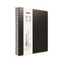 Gıpta Sunday Notes İp Dikişli Deri Kapak Çizgili Defter 19 x 26 cm Defter