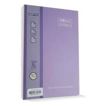 Gıpta The Book Spirals Mor Sert Kapak 100 Yaprak A4 Çizgili Defter