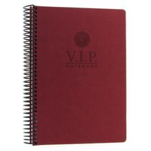 Gıpta Vip Bordo Sert Kapak 140 Yaprak A4 Kareli Spiralli Defter