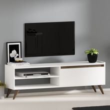 Givayo Lupin Ceviz Beyaz Tv Ünitesi