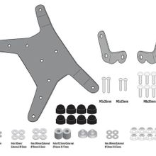 Givi D7711KIT KTM390 Adventure 20 790 Adventure 19-20 Rüzgar Siperlik