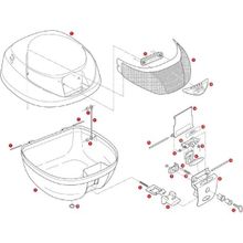 Givi Z310 Çanta Alt Tabla Kilit Sacı