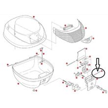 Givi Z637R 75 mm Çanta Pimi