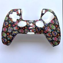 Gizala Ps5 Desenli Dualsense Silikon Kutulu Kırmızı-Siyah Silikon Kılıf
