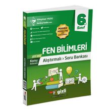 Gizli Yayınları 6. Sınıf Fen Bilimleri Alıştırmalı Soru Bankası