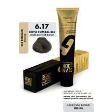 Glam Look Hair Color 6.17 Koyu Kumral Bej 100 ml Saç Boyası
