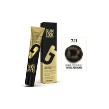 Glam Look Hair Color Intense Ash Blonde Kumral Yoğun Küllü 7.11 1111 100 ml Kalıcı Saç Boyası