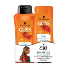 Gliss 360 ml Saç Bakımı Sun Protect Şampuan + 360 ml Saç Kremi