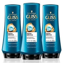 Gliss Aqua Revive 3x300 ml Saç Kremi