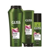 Gliss Bio-Tech 500 ml Şampuan + 360 ml Saç Kremi + 200 ml Sıvı Saç Kremi