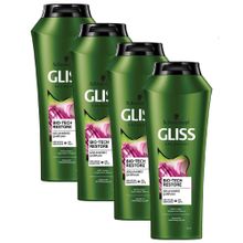 Gliss Bio-Tech 525 ml x 4 Adet Güçlendirici Şampuan