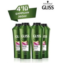 Gliss Bio-Tech Güçlendirici 4x360 ml Şampuan
