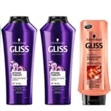 Gliss Intense Therapy 2x500 ml Şampuan+Magnificent 400 ml Saç Kremi Seti