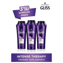 Gliss Intense Therapy 3x500 ml Şampuan