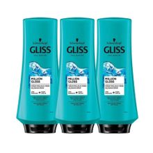 Gliss Million Gloss 3x360 ml Saç Kremi