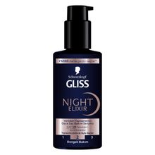 Gliss Night Elixir Yıpranmış ve Kırık Uçlu Saçlar Yeniden Yapılandırıcı 100 ml Gece Saç Bakım Serumu
