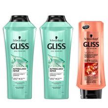 Gliss Nutribalance Repair 2x500 ml Şampuan + Magnificent 400 ml Saç Kremi